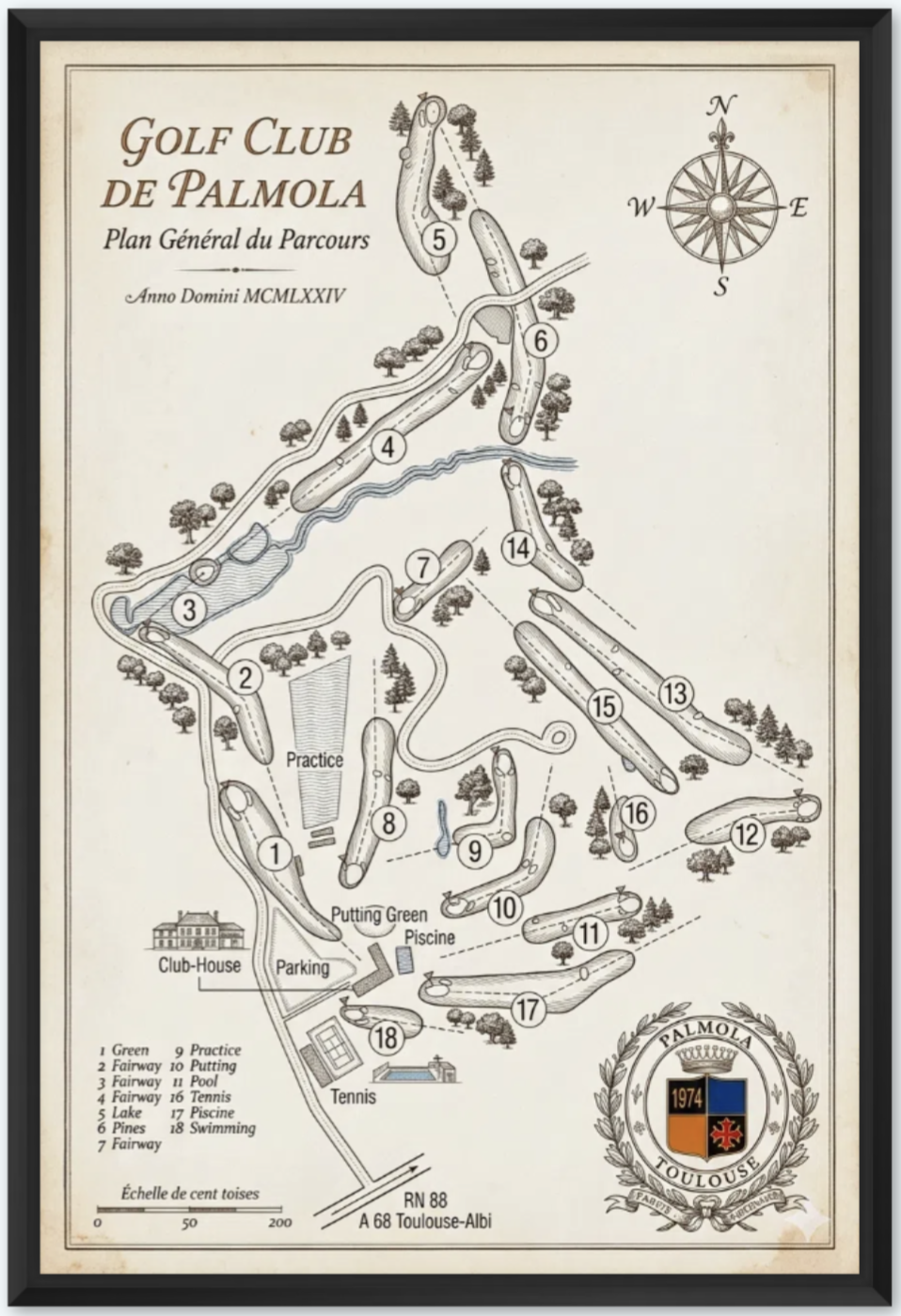 Plan général du parcours