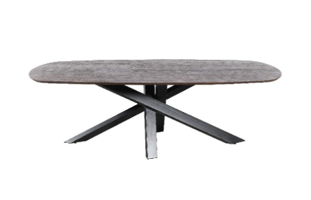 Alore brown black diningtable