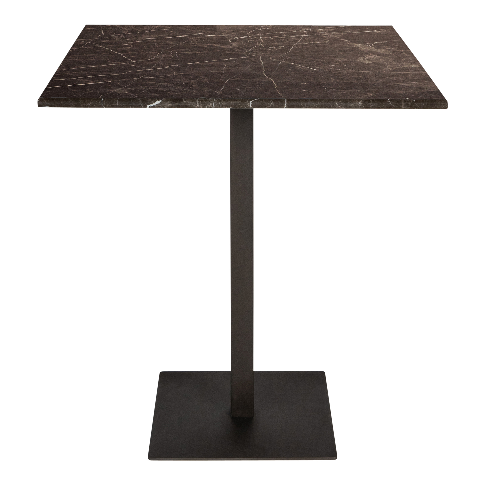 Plaza bistrotable square brown